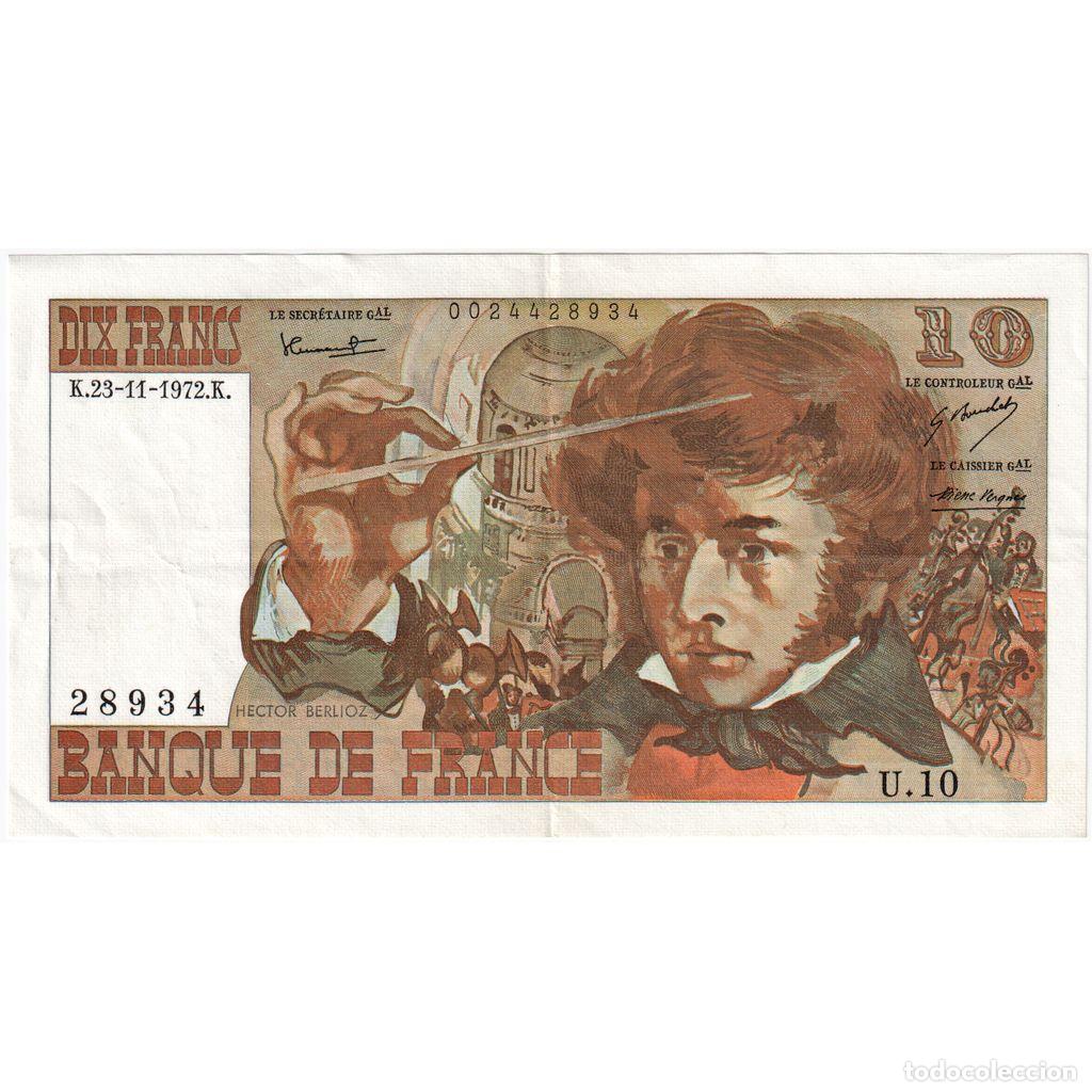 Billetes extranjeros: [#1235159] Francia, 10 Francs, 1972-11-23, U.10, MBC+