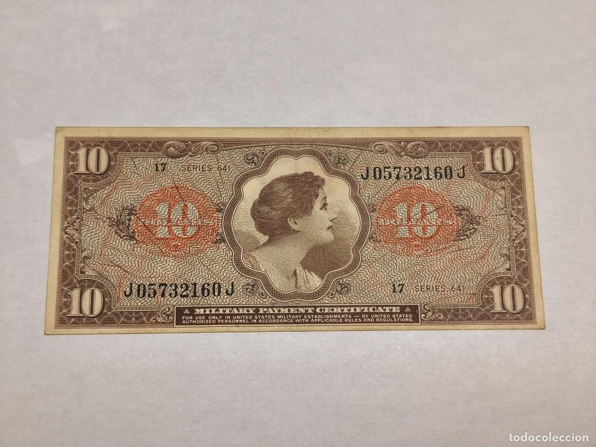 Billetes extranjeros: MPC 10dollars series 641 VF. - Foto 1