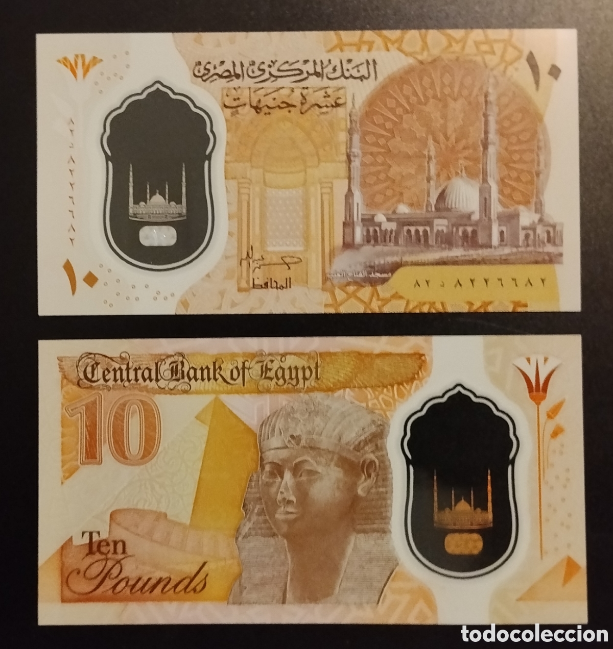Billetes extranjeros: EGIPTO : 10 Libras.SC/UNC.PK.# 81