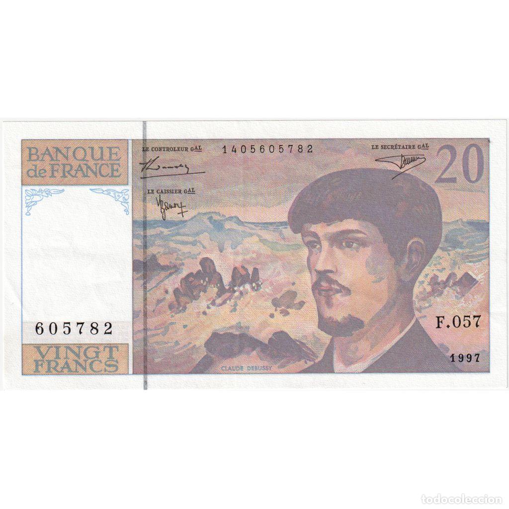 Billetes extranjeros: [#1235173] Francia, 20 Francs, Debussy, Undated (1997), F.057, SC