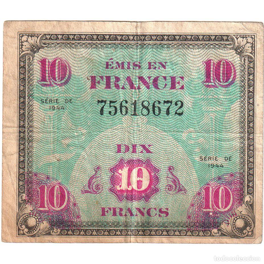 Billetes extranjeros: [#1235180] Francia, 10 Francs, Flag/France, 76518672, BC