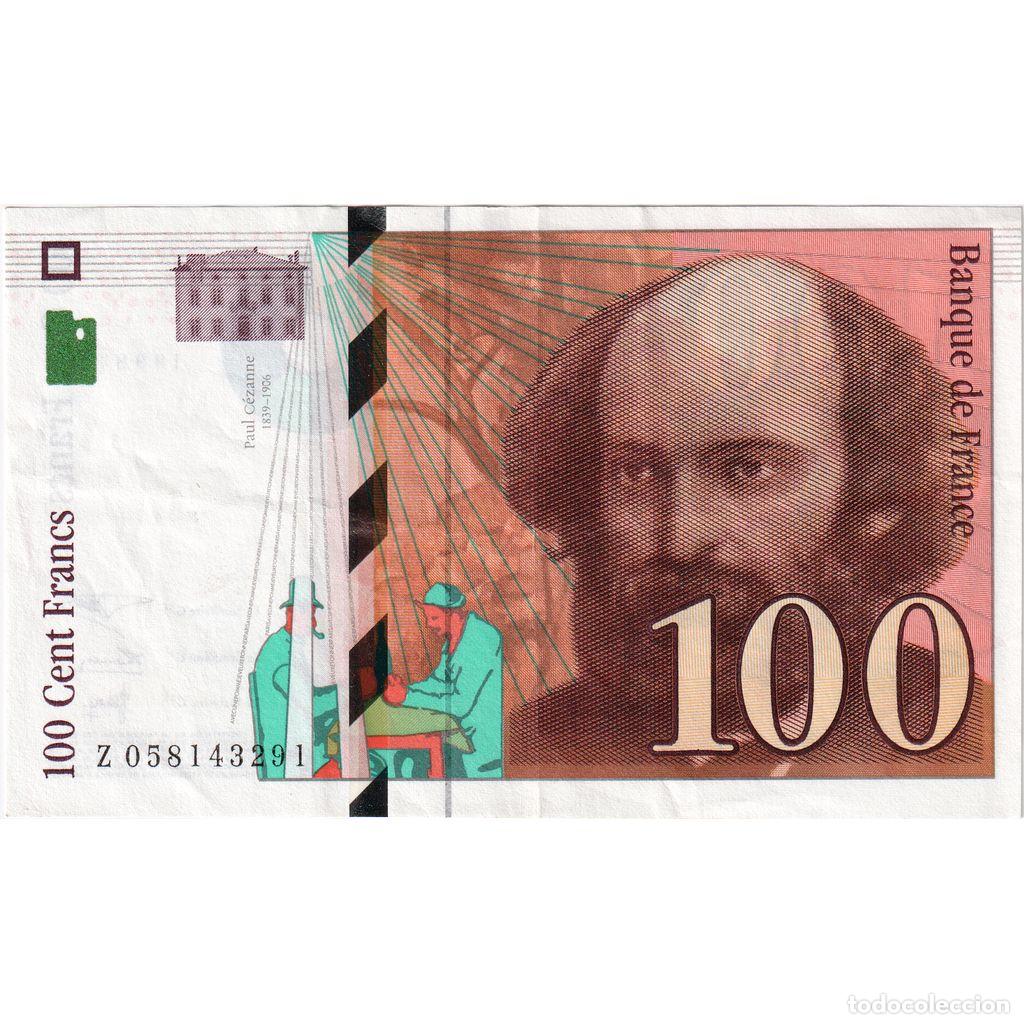 Billetes extranjeros: [#1235247] Francia, 100 Francs, C&eacute;zanne, Z058143291, EBC