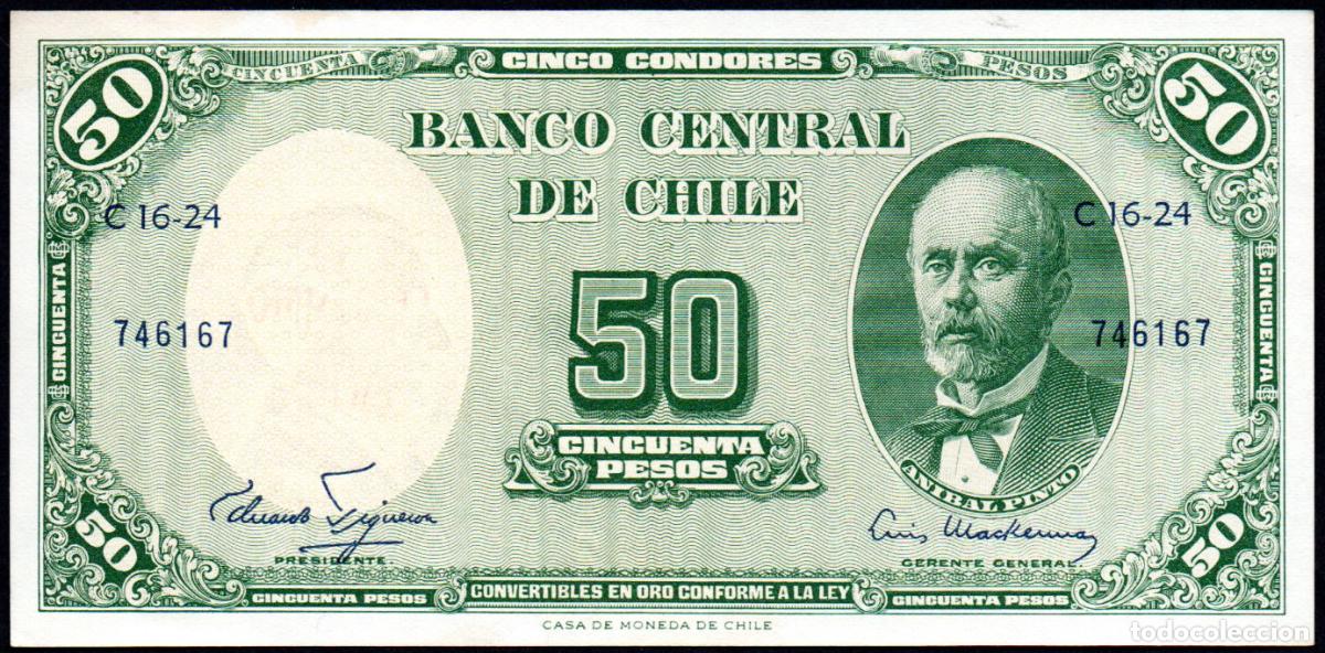 Billetes extranjeros: CHILE - 50 PESOS - S/C