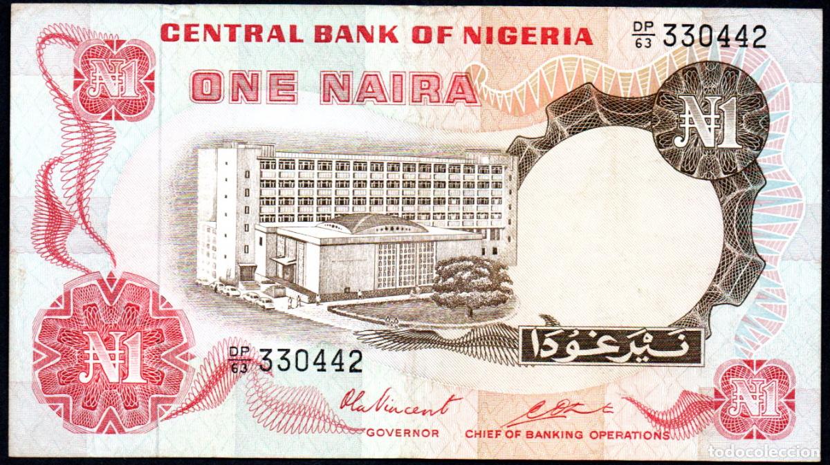 Billetes extranjeros: NIGERIA - 1 NAIRA - Pick. 15 EBC