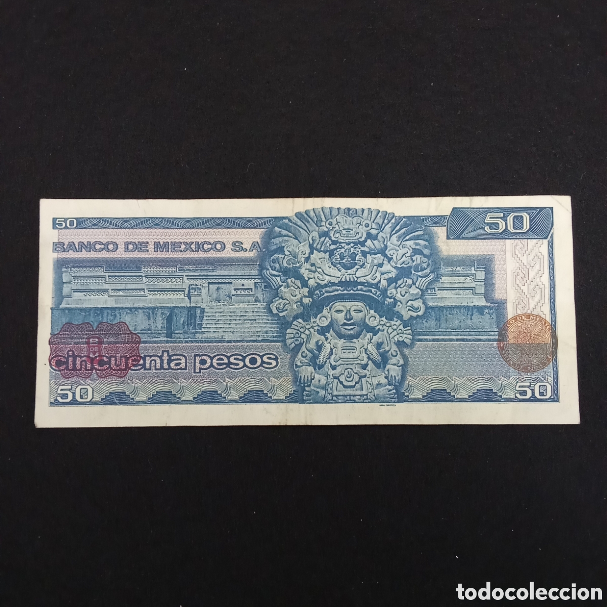 Billetes extranjeros: Mexico 50 pesos a&ntilde;o 1981 - Foto 2