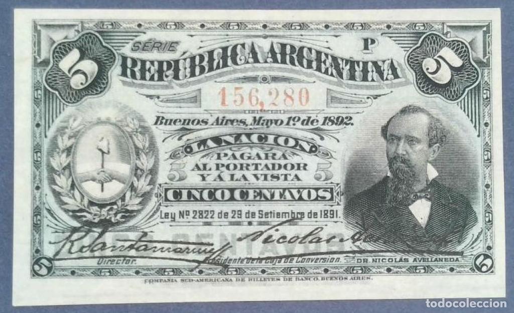 Billetes extranjeros: Argentina, 5 Centavos L. - 213 - (MBC+ / XF) [156280]