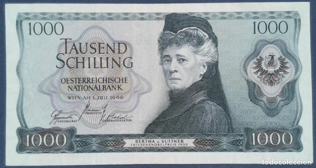 Billetes extranjeros: Austria, 1.000 Schilling 1966 - 147a - (MBC / VF) [C577757i]