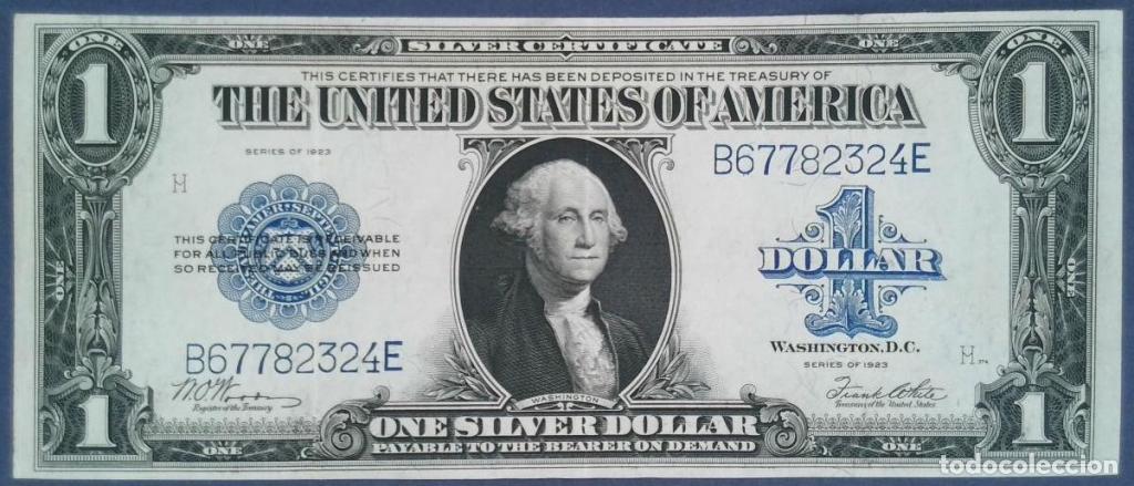 Billetes extranjeros: Estados Unidos de Am&eacute;rica, 1 Silver Dollar 1923 - 342 - (MBC+ / XF) [B67782324E]