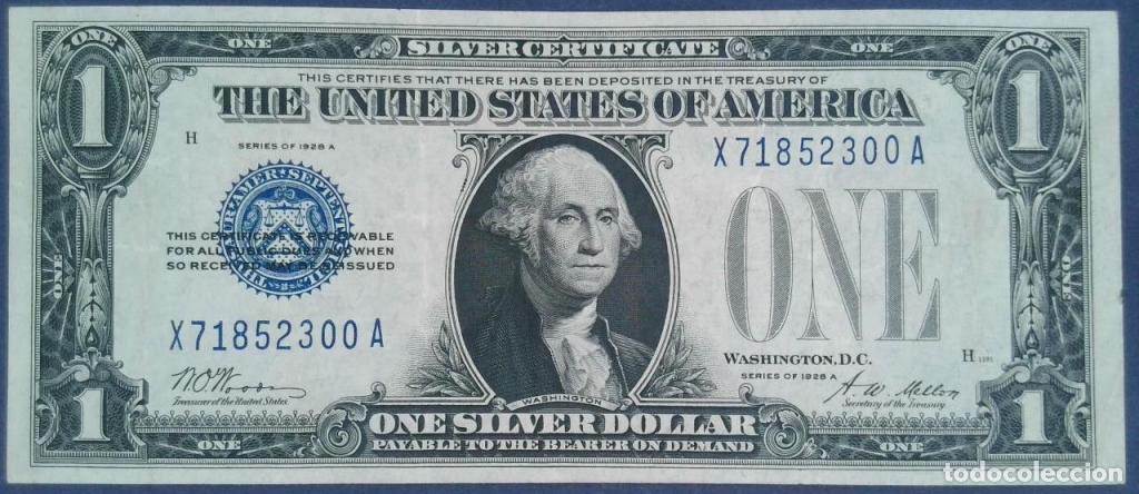 Billetes extranjeros: Estados Unidos de Am&eacute;rica, 1 Silver Dollar 1928, 1928 - 412a - (MBC+ / XF) [X71852300A]