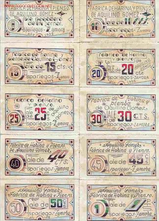 Billetes locales: DIEZ VALES DE ASPARIEGOS (ZAMORA) - Foto 1