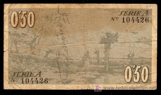 Billetes locales: OLOT (GERONA): 50 Centimos 1937 MBC - Foto 2
