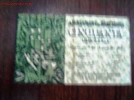 Billetes locales: CINQUANTA CENTIMS AJUNTAMENT DE BARCELONA - Foto 1