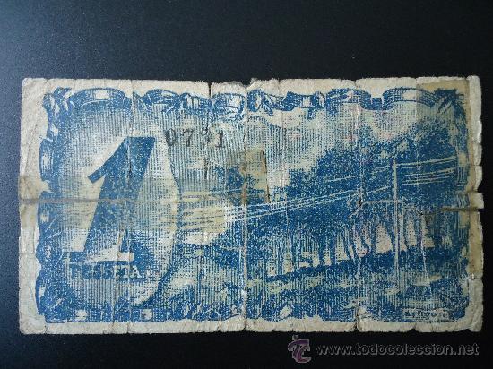 Billetes locales: PINEDA DE SEGARRA 1 pta. - Foto 2