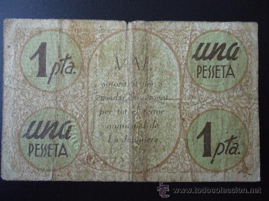 Billetes locales: LA JONQUERA 1 PTA (MBC) - Foto 2