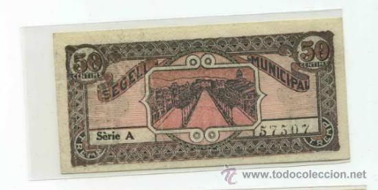 Billetes locales: TREMP 0,50 PTA - Foto 2