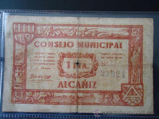 Billetes locales: ALCA&Ntilde;IZ 1PTA - Foto 1