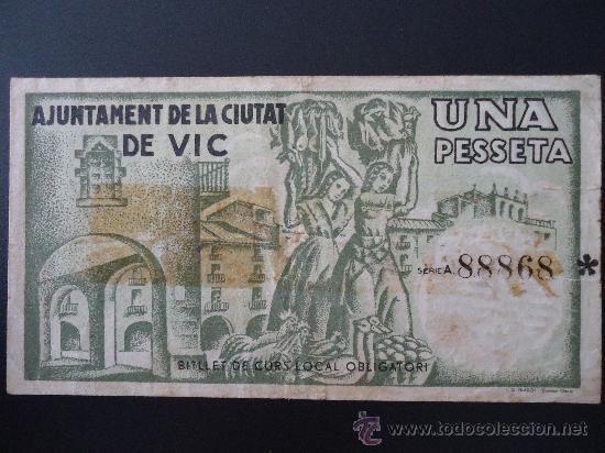Billetes locales: VIC 1PTA - Foto 2