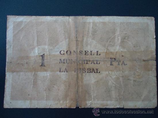 Billetes locales: BISBAL 1PTA - Foto 2