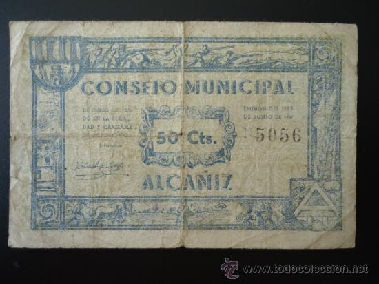Billetes locales: ALCA&Ntilde;IZ 50CTS - Foto 1