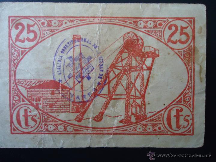 Billetes locales: AYTO LINARES 25 c&eacute;ntimos - Foto 2