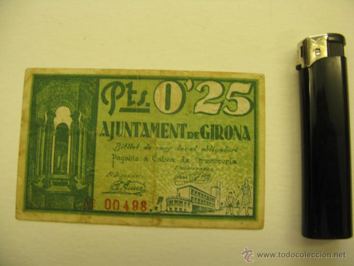 Billetes locales: billete ajuntament de girona - Foto 1
