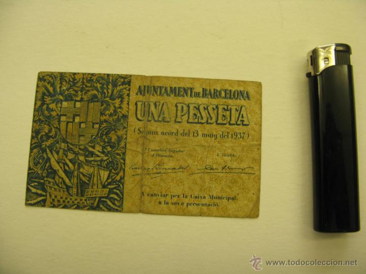 Billetes locales: billete ajuntament de barcelona - Foto 1
