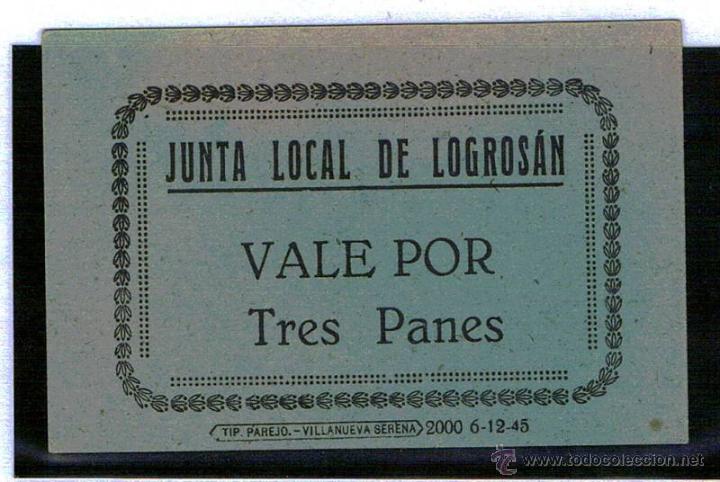 Billetes locales: LOGROSAN (CACERES) - Foto 1