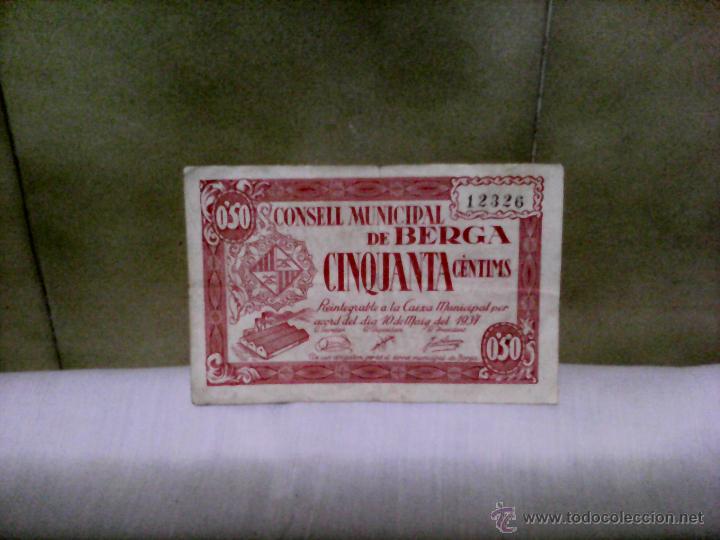 Billetes locales: Billete Local Berga - Foto 1