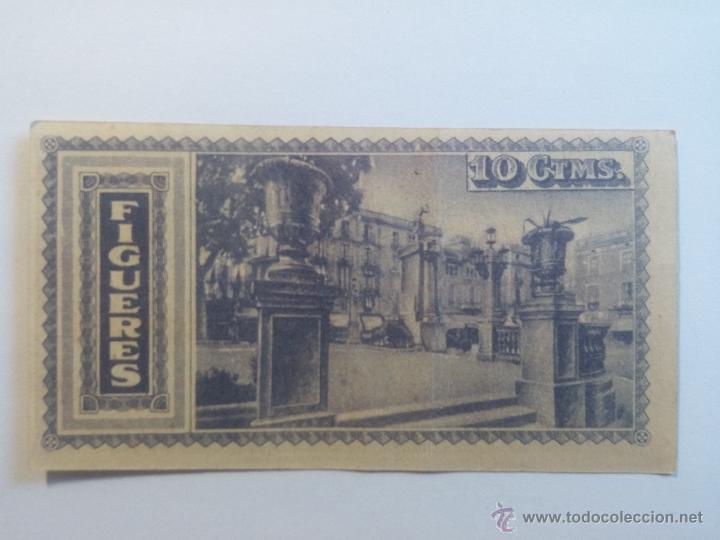 Billetes locales: Billete FIGUERES 10 c&eacute;ntimos 1937 SC- - Foto 2