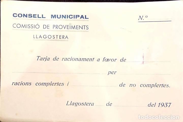 Billetes locales: CONSELL MUNICIPAL COMISSI&Oacute; DE PROVE&Iuml;MENTS.  LLAGOSTERA. - Foto 1