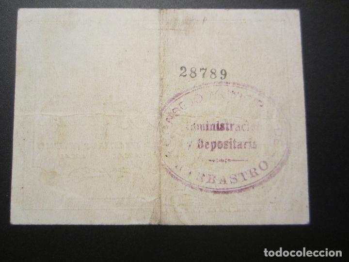 Billetes locales: 2 pesetas de Barbastro (Consejo Comarcal) - Foto 3