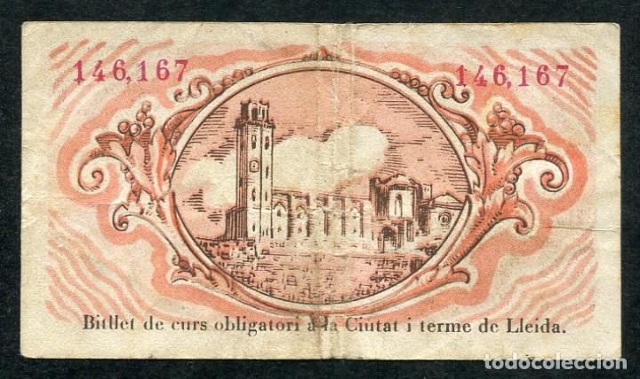 Billetes locales: Lerida - Lleida 25 Centimos 1937 - Foto 2