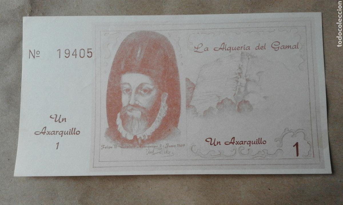 Billetes locales: Billete de 1 Azarquillo - Foto 1
