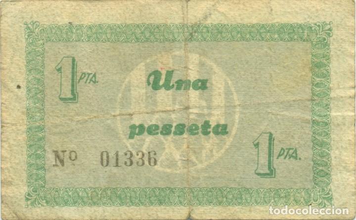 Billetes locales: 1 PTA. DE CODINES DEL VALLES - Foto 2