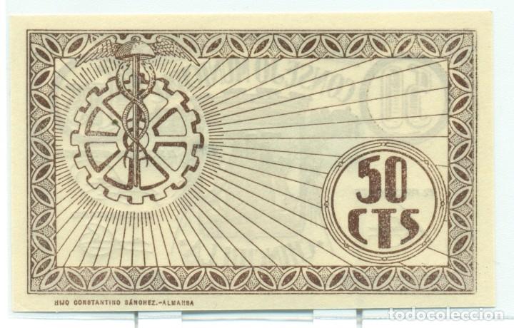 Billetes locales: 50CTMS. DEL C.M. DE CHINCHILLA - Foto 2