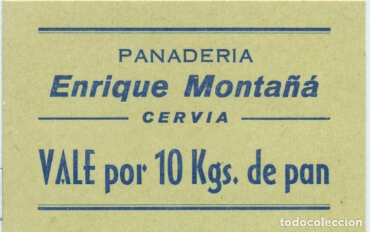 Billetes locales: CERVIA 10 KILOS DE PAN DE E. MONTA&Ntilde;A - Foto 1