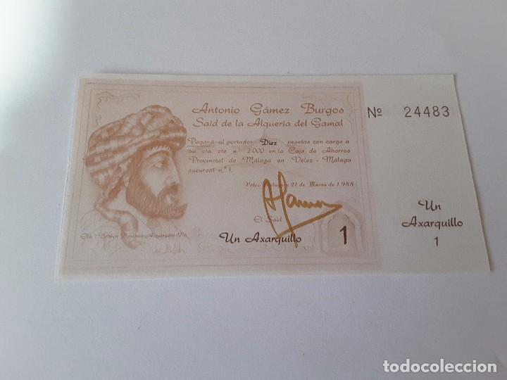 Billetes locales: Axarcos - Foto 2