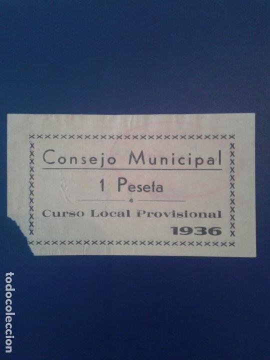 Billetes locales: CABRA 1 peseta - Foto 2