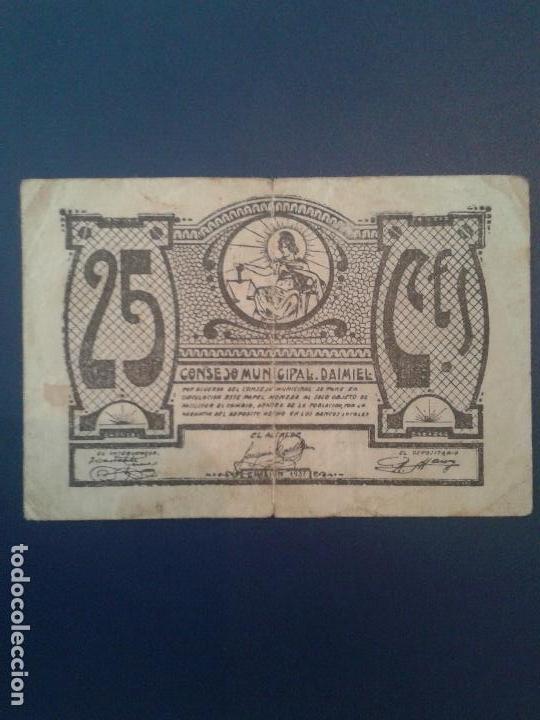 Billetes locales: DAIMIEL 25 c&eacute;ntimos - Foto 1