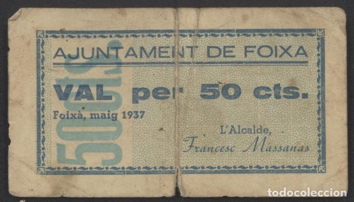 Billetes locales: J.B. BILLETE DE FOIX&Agrave; , 50 C&Eacute;NTIMOS - Foto 1