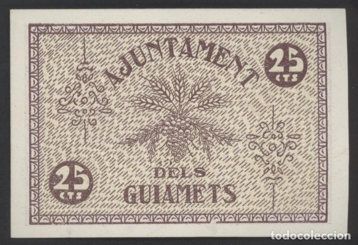 Billetes locales: J.B. BILLETE DE GUIAMETS , 25 CENTIMOS - Foto 1