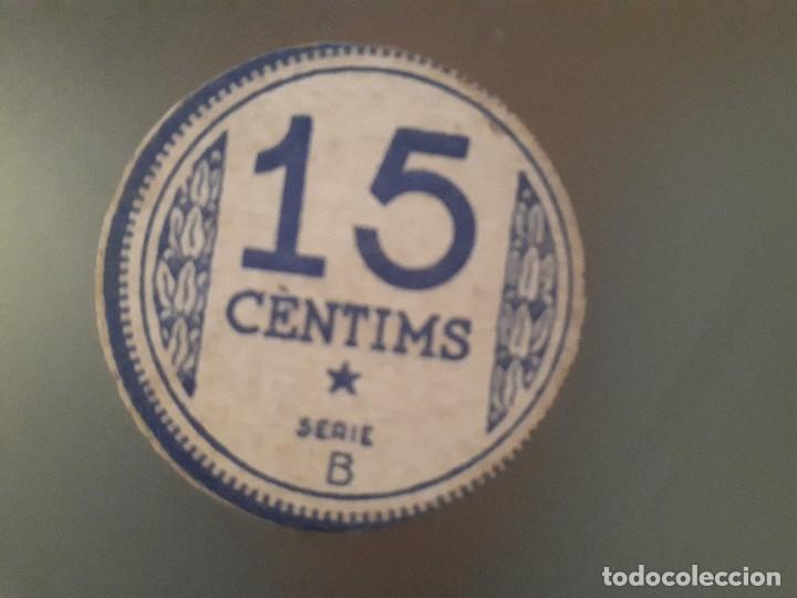 Billetes locales: Billete de Manresa - 15 c&eacute;ntimos - Foto 2