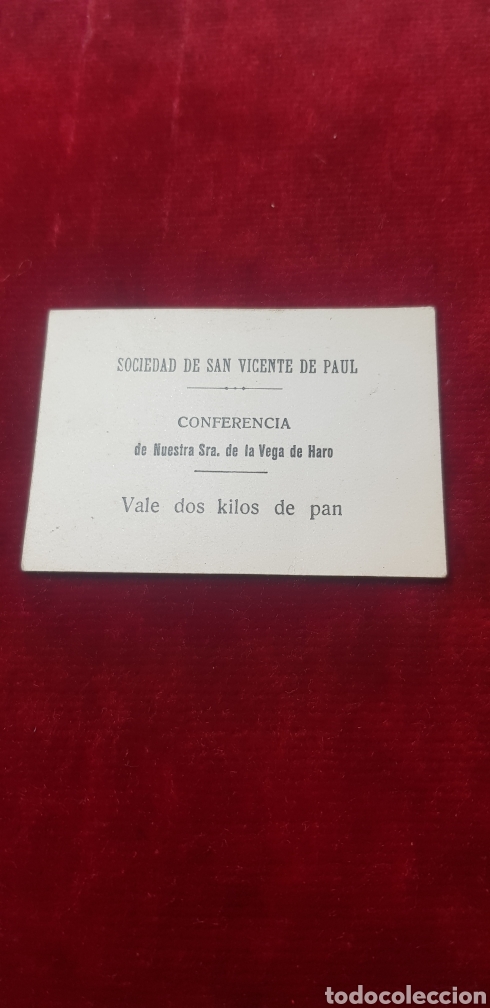 Billetes locales: Vale 2 kg de pan Haro La Rioja - Foto 1
