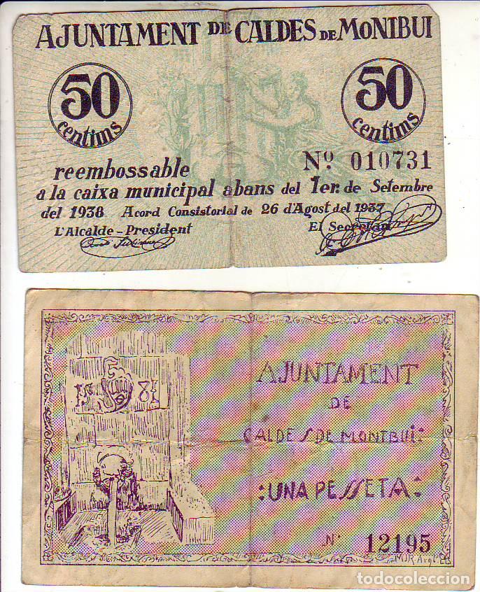 Billetes locales: Ayuntament de Caldes de Montbui - Foto 1