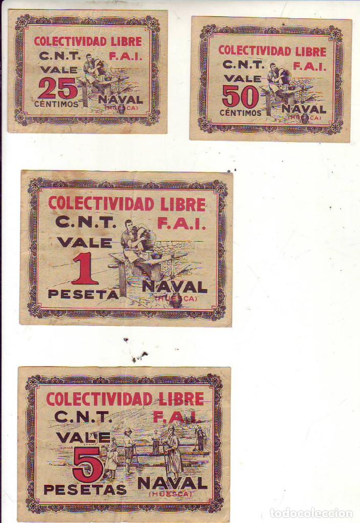 Billetes locales: Colectividad Libre  C.T.N.E. 4 Valores - Foto 1