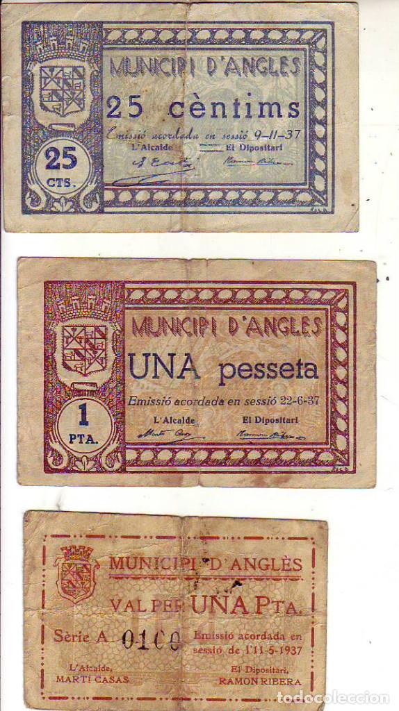 Billetes locales: MUNICIPI D ANGLES - Foto 1