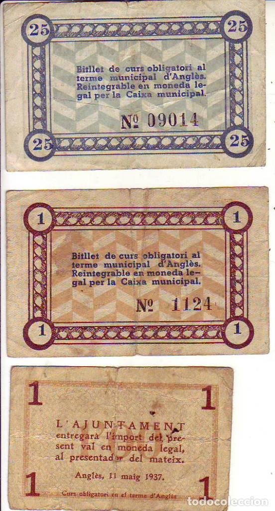 Billetes locales: MUNICIPI D ANGLES - Foto 2