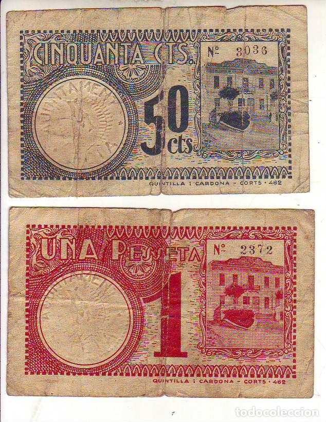 Billetes locales: AYUNTAMENT  DETEIA 2 VALORES - Foto 2