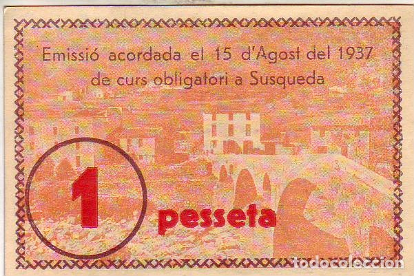 Billetes locales: AYUNTAMENT DE  SUSQUEDA - Foto 2