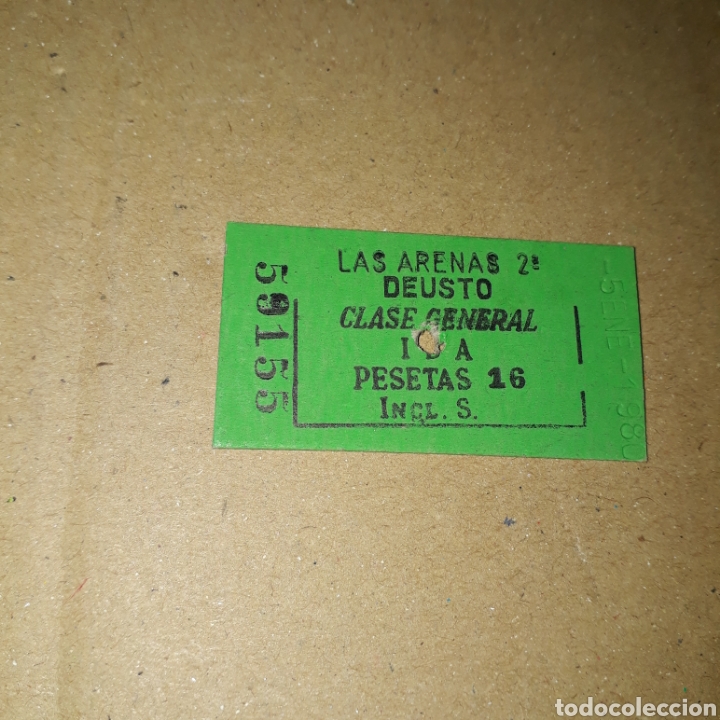 Billetes locales: Billete Las Arenas Deusto - Foto 1